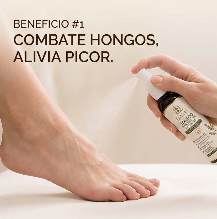 DermaSoft™ | KIT DALÚ | Tónico Antihongos + Crema Hidratante para Pies